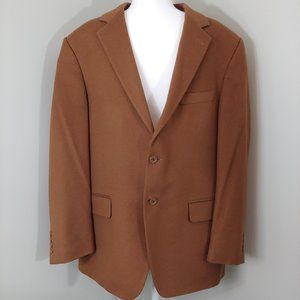 Tan Camel Color 100% Cashmere Italy Sport Coat
